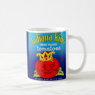 Indiana King tomatoes label print Coffee Mug