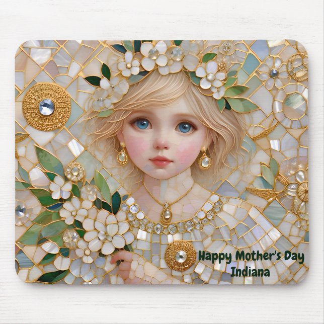 INDIANA ~ MOTHER'S DAY ~  MOUSE PAD (Front)