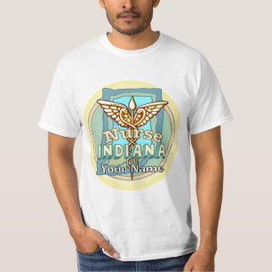 Indiana Nurse Caduceus T-Shirt