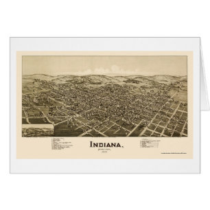 Indiana, PA Panoramic Map - 1900