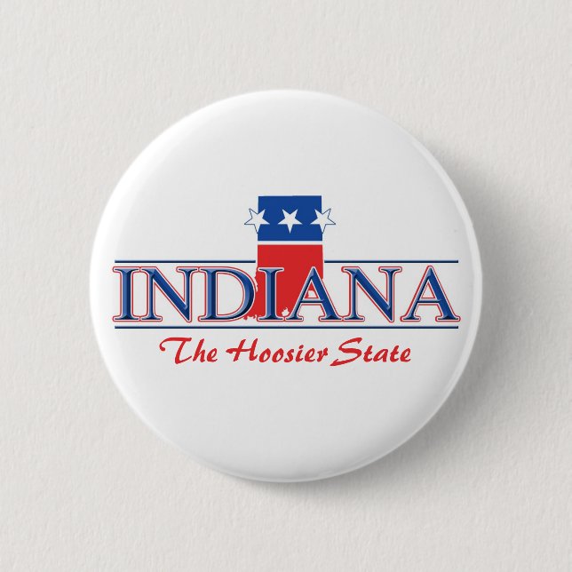 Indiana Patriotic Buttons (Front)