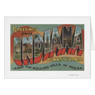 Indiana, Pennsylvania - Large Letter Scenes