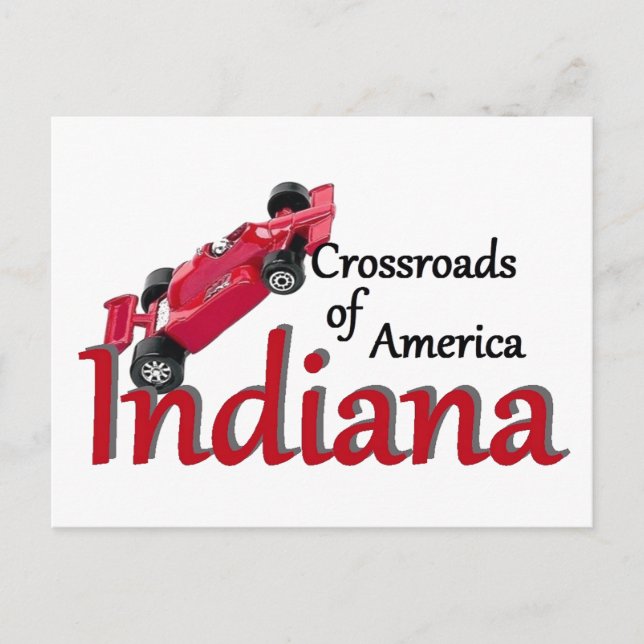 INDIANA POSTCARD (Front)