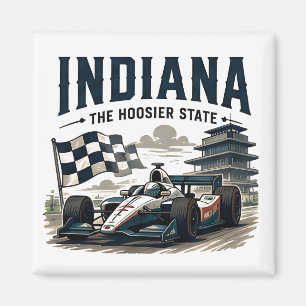 Indiana Racing Heritage Journey Magnet