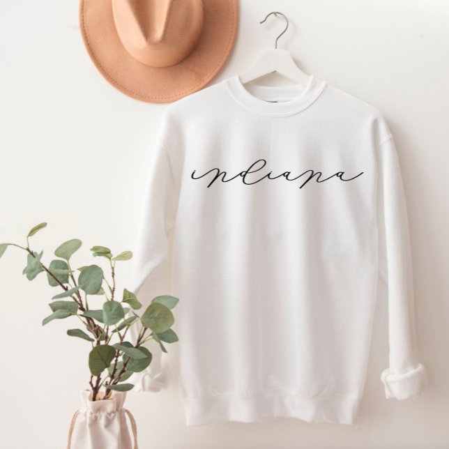 Indiana Script State Women’s Sweatshirt (Creator Uploaded)