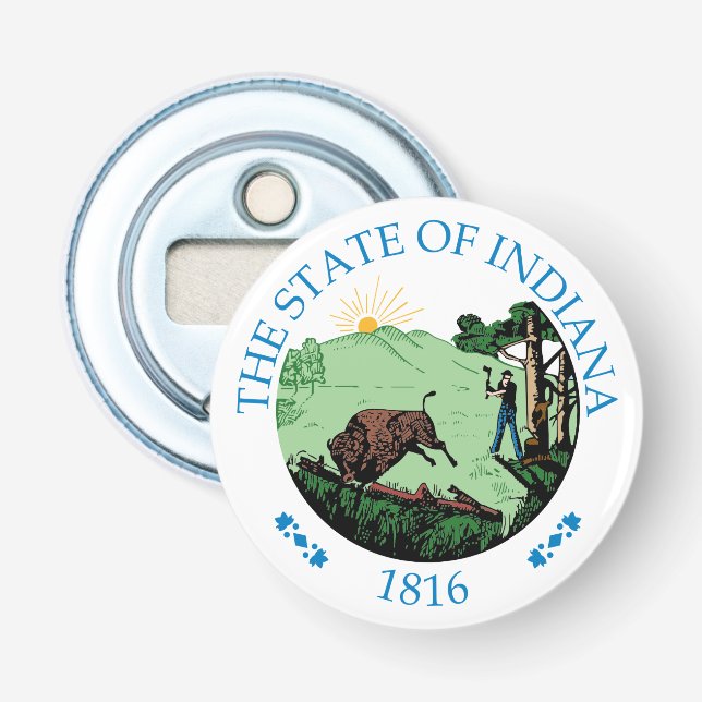Indiana sign bottle opener (Front)