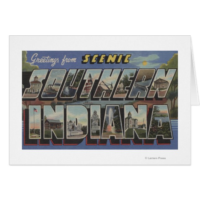 Indiana (Southern) - Large Letter Scenes (Front Horizontal)