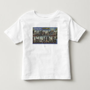 Indiana (Southern) - Large Letter Scenes Toddler T-Shirt