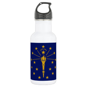 Indiana State Flag 532 Ml Water Bottle
