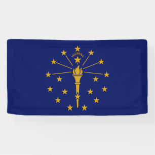 Indiana State Flag Banner