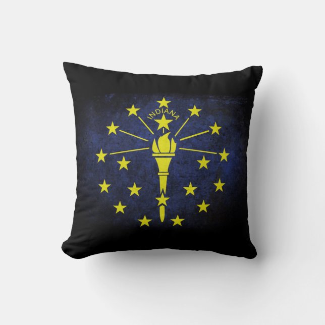 Indiana state flag cushion (Front)