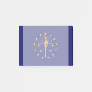 Indiana State Flag Design Post-it Notes