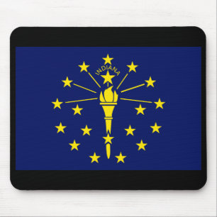 Indiana State Flag Mousepad