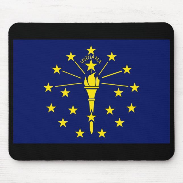 Indiana State Flag Mousepad (Front)