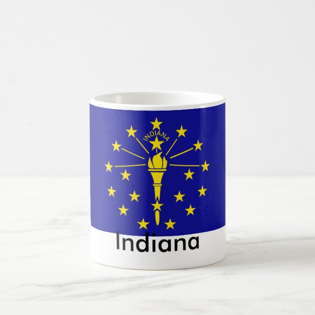 Indiana State Flag Mug (Center)