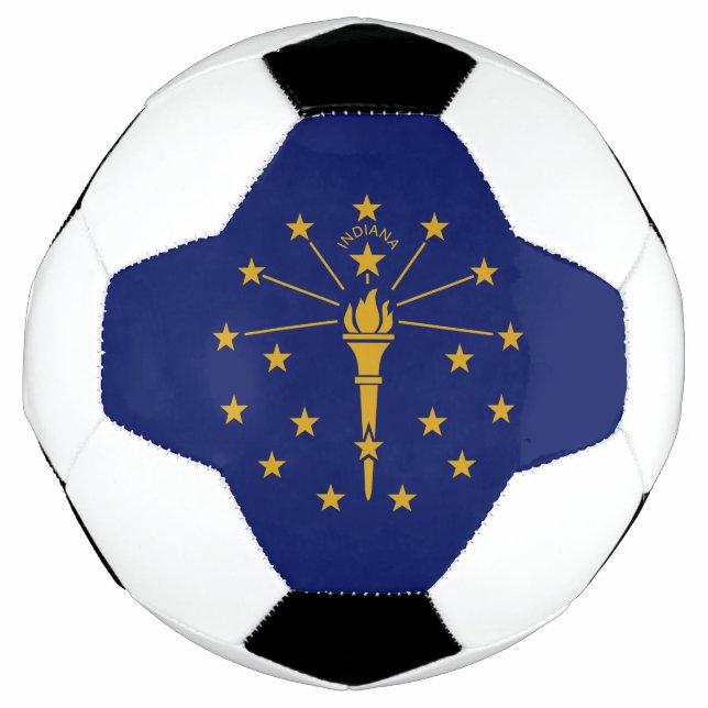 Indiana State Flag Soccer Ball (Front)