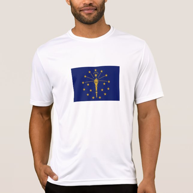 Indiana State Flag T-Shirt (Front)