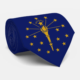 Indiana State Flag Tie