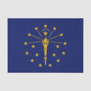 Indiana State Flag Tissue Paper
