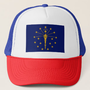 Indiana State Flag Trucker Hat