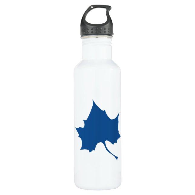 Indiana State Leaf 710 Ml Water Bottle (Front)
