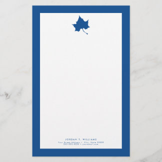 Indiana State Leaf Stationery