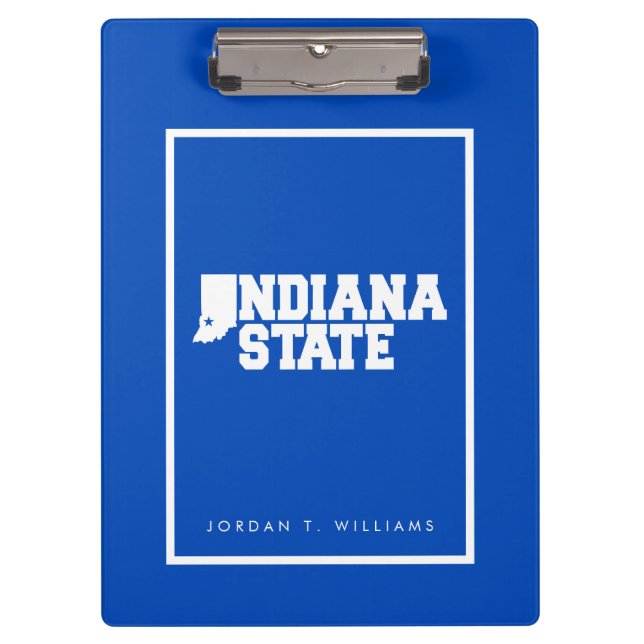 Indiana State Logo Clipboard (Front)