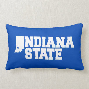 Indiana State Logo Lumbar Cushion