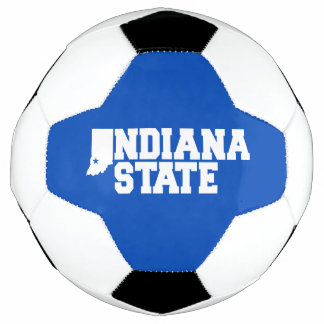 Indiana State Logo Soccer Ball