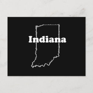 INDIANA STATE MOTTO POSTCARD
