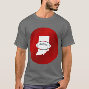 Indiana State Pride Design T-Shirt