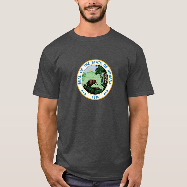 Indiana State Seal T-Shirt (Front)