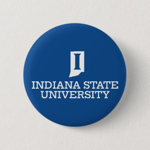 Indiana State University 6 Cm Round Badge
