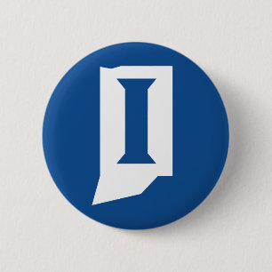 Indiana State University 6 Cm Round Badge
