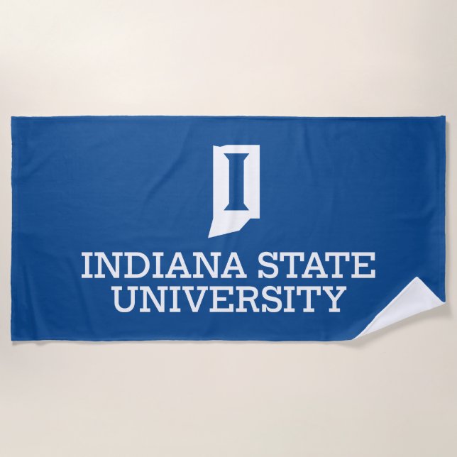 Indiana State University Beach Towel (Front)