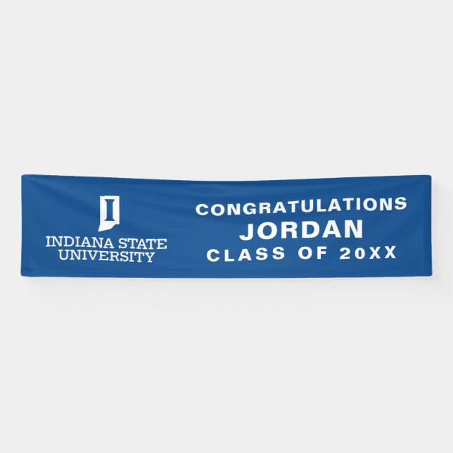 Indiana State University Graduation Banner (Horizontal)