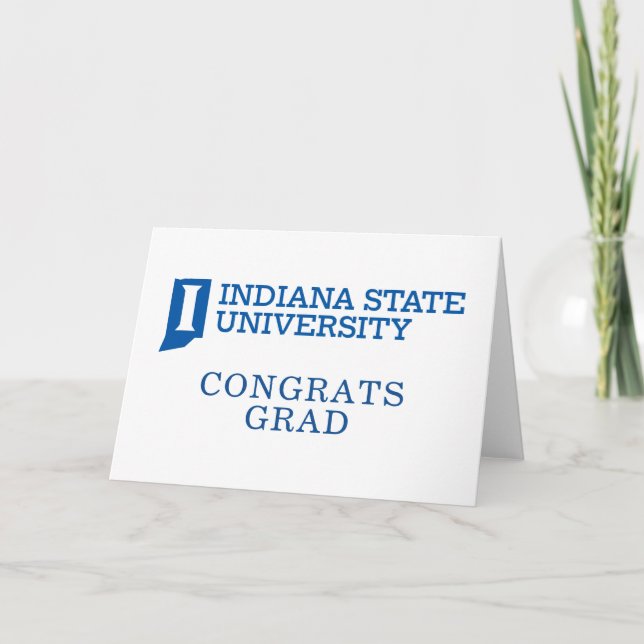 Indiana State University Graduation Card (Front)