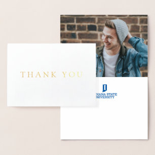 Indiana State University Graduation Foil Card