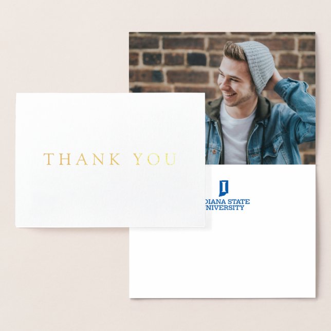 Indiana State University Graduation Foil Card (Display)