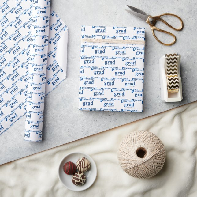 Indiana State University Graduation Wrapping Paper (Crafts)