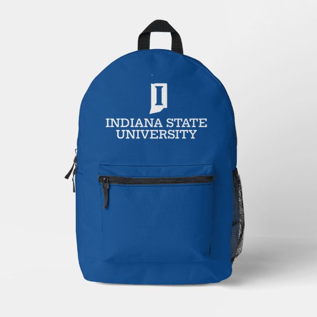 Indiana State University Printed Backpack (Front)
