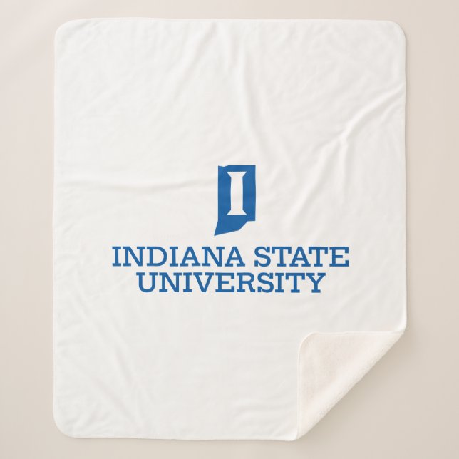 Indiana State University Sherpa Blanket (Front)