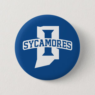 Indiana State University Sycamores 6 Cm Round Badge