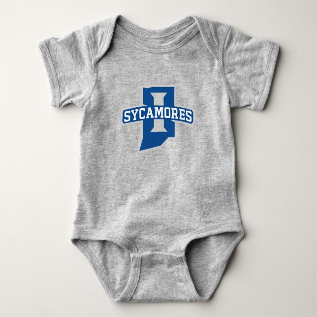 Indiana State University Sycamores Baby Bodysuit (Front)