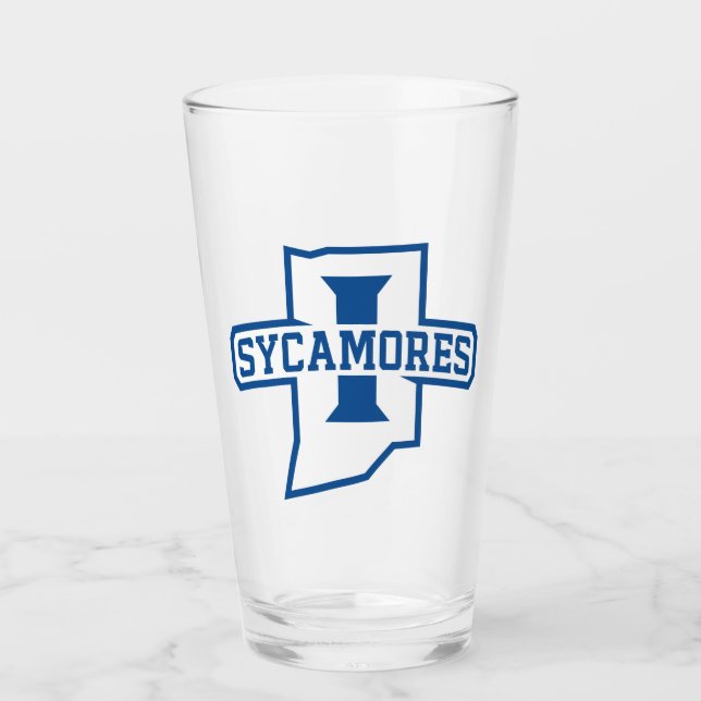 Indiana State University Sycamores Glass (Front)