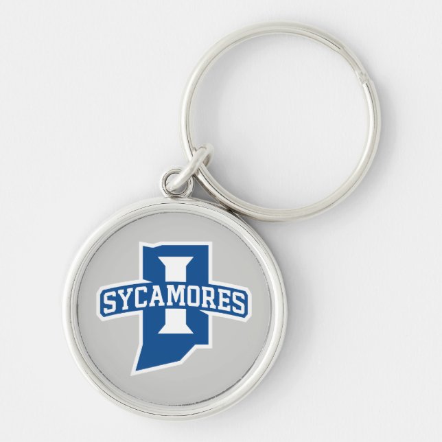 Indiana State University Sycamores Key Ring (Front)