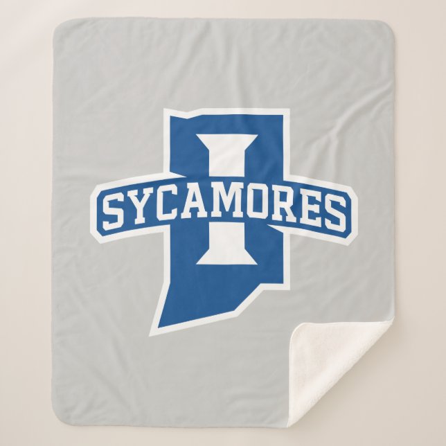 Indiana State University Sycamores Sherpa Blanket (Front)