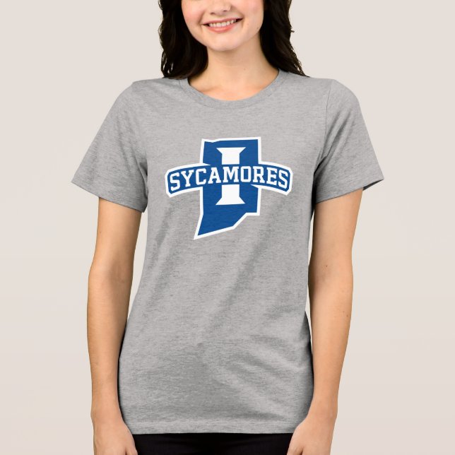 Indiana State University Sycamores Tri-Blend Shirt (Front)