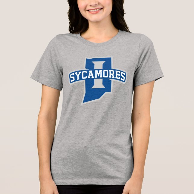 Indiana State University Sycamores Tri-Blend Shirt (Front)