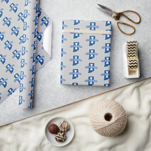 Indiana State University Sycamores Wrapping Paper (Crafts)